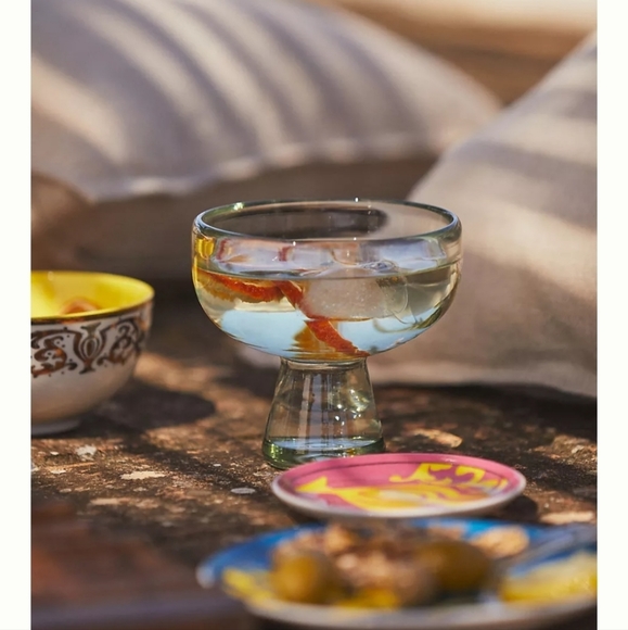 Anthropologie Juno Recycled Coupe Glass - Picture 5 of 15